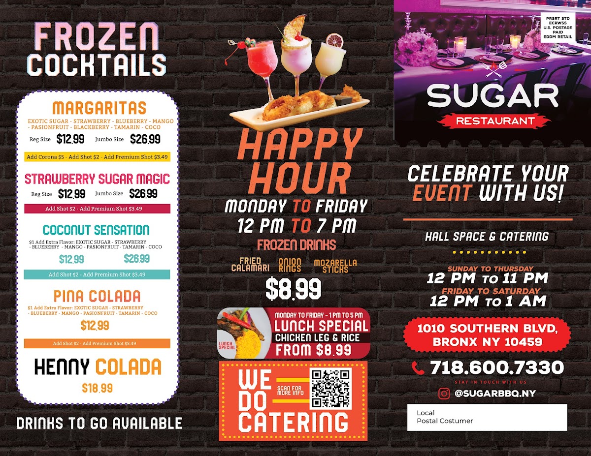 Sugar Restaurant Menu - Image 3