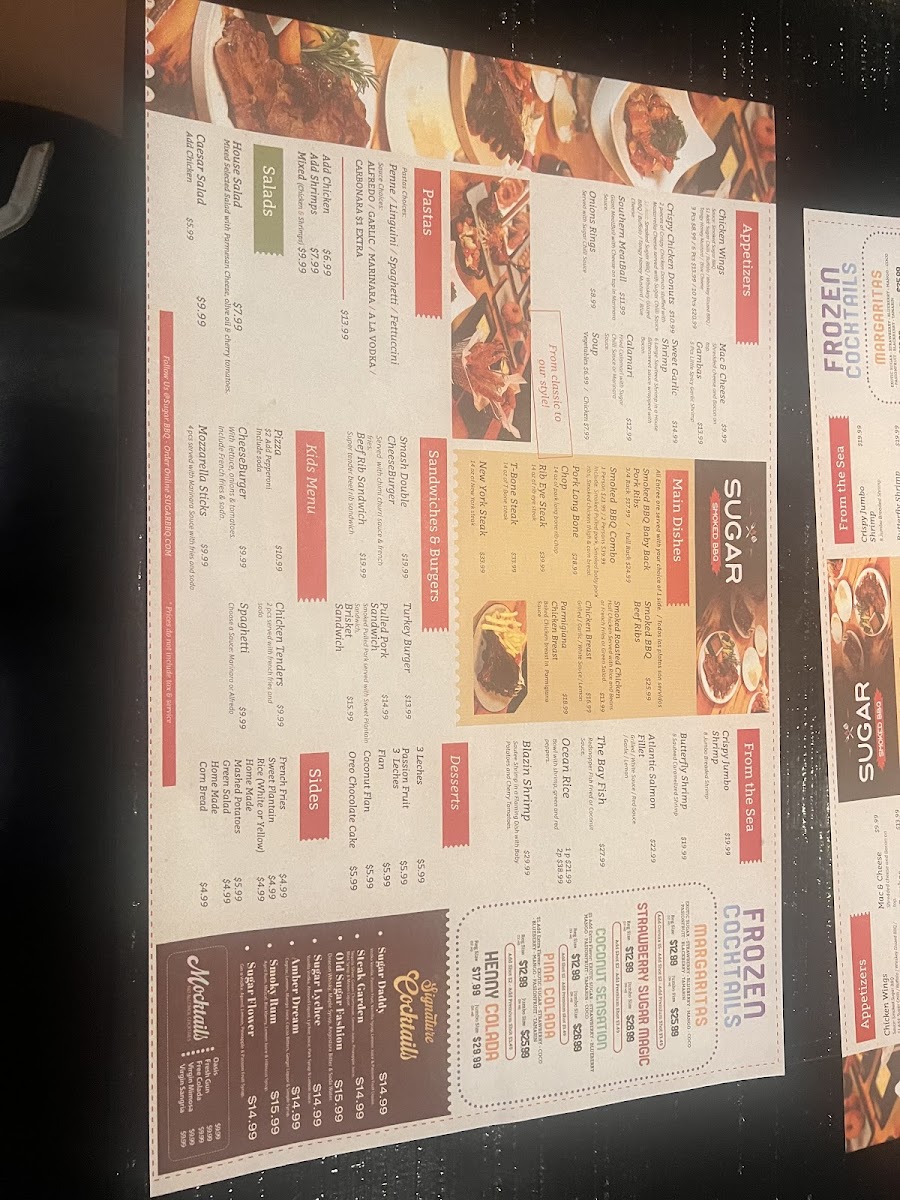 Sugar Restaurant Menu - Image 5